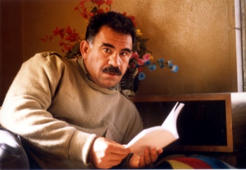 Abdullah Öcalan reading